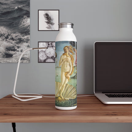 Birth of Venus by Sandro Botticelli Slim Water Bottle