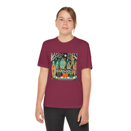 Night of the Trick-or-Treating Owlets Youth Competitor Tee