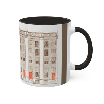 Amsterdam Canal Houses by Johan Teyler Colorful Mugs, 11oz