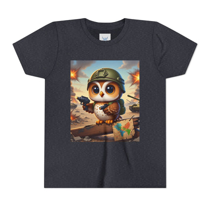 Owl on the Front Lines Youth Short Sleeve Tee