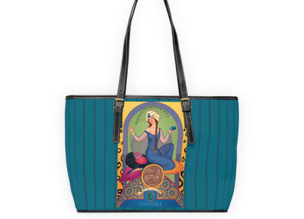 December & Tanzanite (from the Gem Series) by Sofia Chiostri PU Leather Shoulder Bag