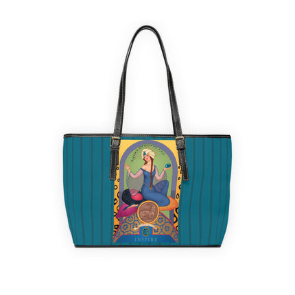 December & Tanzanite (from the Gem Series) by Sofia Chiostri PU Leather Shoulder Bag