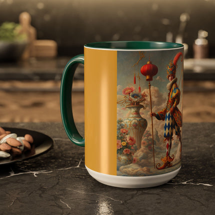 The Ornamental Jester Colorful Mugs (11oz, 15oz)