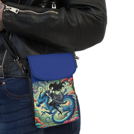 Mystic Guardian of the Sky Small Cell Phone Wallet