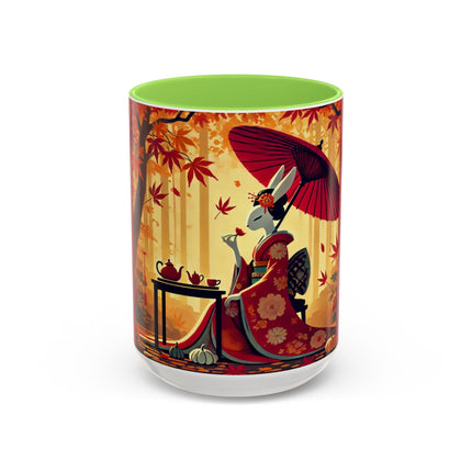 Theatrical Harvest Rabbit Colorful Mugs (11oz, 15oz)