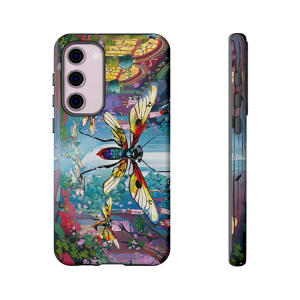 Neon Swarm Phone Cases