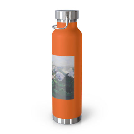 Water Lilies by Karl Hagemeister Copper Vacuum Insulated Bottle, 22oz