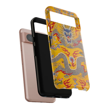 Majestic Dragon Regalia – Imperial 12-Symbol Robe Phone Cases