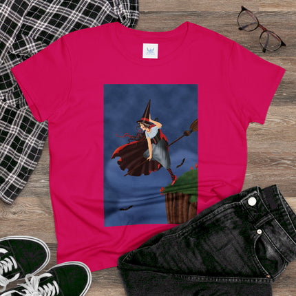 The Enchanted Witch Women's Midweight Cotton Tee