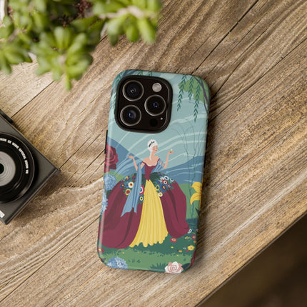 🌹🌿 The Willow Garden Promenade Phone Case – Art Deco Floral Elegance