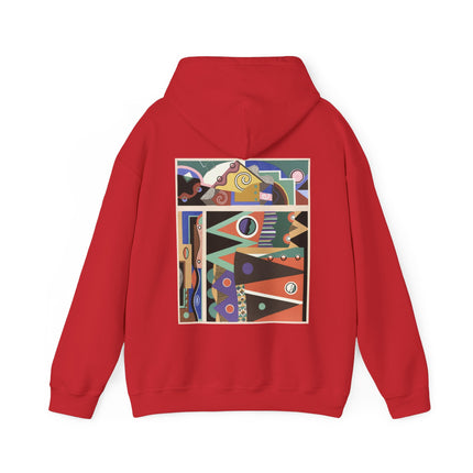 Collection decors et couleurs Pl.03 by Georges Valmier Heavy Blend™ Hooded Sweatshirt