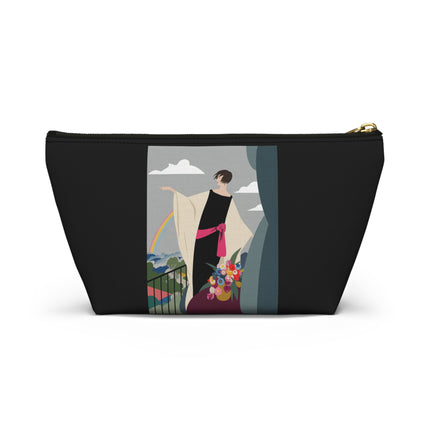 Rainbow Reverie Cosmetic Bag – Serene Elegance & Quiet Hope