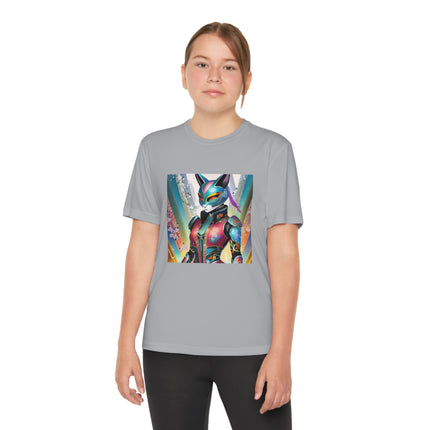 Cyberpunk Chic Youth Competitor Tee