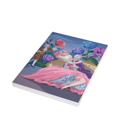 🌹💌 The Secret Garden Embrace Greeting Card – Romantic Rococo Floral Fantasy