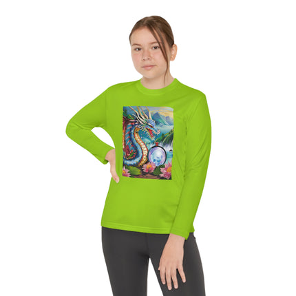 Wisdom's Guardian Youth Long Sleeve Competitor Tee – Dragon Magic & Ancient Wisdom