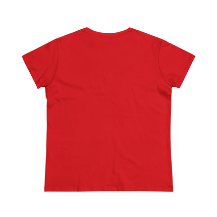 ⛸️🌺 The Winter Flower Skater Cotton Tee – Whimsical Winter Fashion