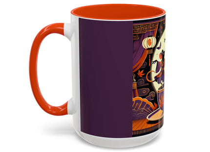 Theatrical Halloween Mice on Teacup Colorful Mugs (11oz, 15oz)