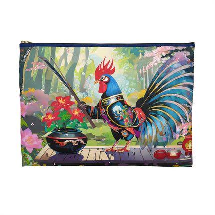 Cyberpunk Rooster Pencil Case
