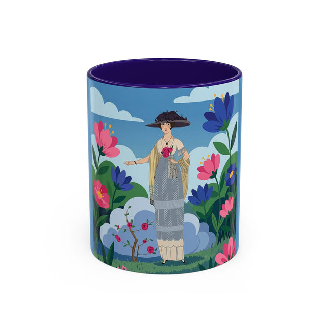 Garden Of New Beginnings Colorful Mugs – Art Deco Floral Elegance