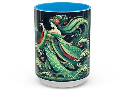 Mermaid Queen Rising from the Deep Colorful Mugs (11oz, 15oz)
