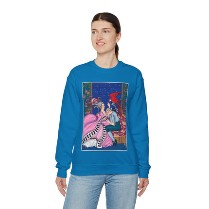 The Jealous Parrot by George Barbier Heavy Blend™ Crewneck Sweatshirt