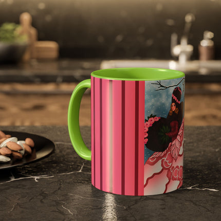 Winter Rose Empress Colorful Mugs (11oz, 15oz)