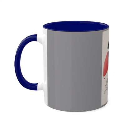 Illustrations of Japanese Toys Pl.056 by Kawasaki Kyosen Colorful Mugs, 11oz