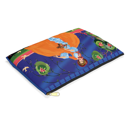 Spring Whispers Accessory Pouch – Vintage Art Fashion Design