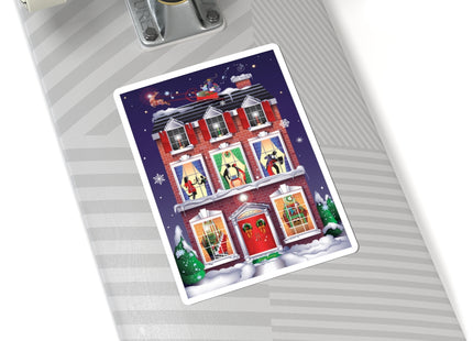 A Christmas Eve Celebration Kiss-Cut Stickers (4 Sizes)