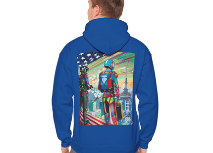 NSA Cyber Punk Computer Hacking Team – Heavy Blend™ Hooded Sweatshirt