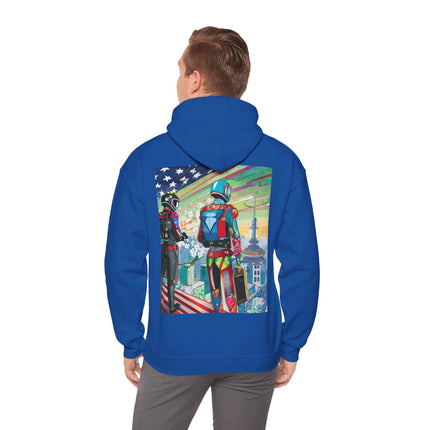 NSA Cyber Punk Computer Hacking Team – Heavy Blend™ Hooded Sweatshirt
