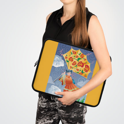 Flight of Blossoms Laptop Sleeve