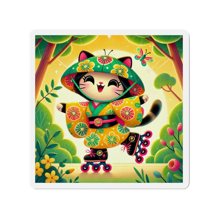 Firefly Dance on Wheels Die-Cut Magnets (5 Sizes)