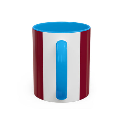 Elegant Holiday Woman with Gifts Colorful Mugs (11oz, 15oz)