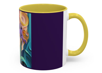 The Elegant Iris Flower Colorful Mugs (11oz, 15oz)