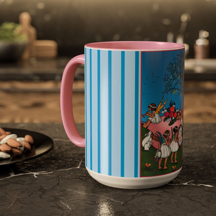 Enchanted Easter Gathering Colorful Mugs (11oz, 15oz)