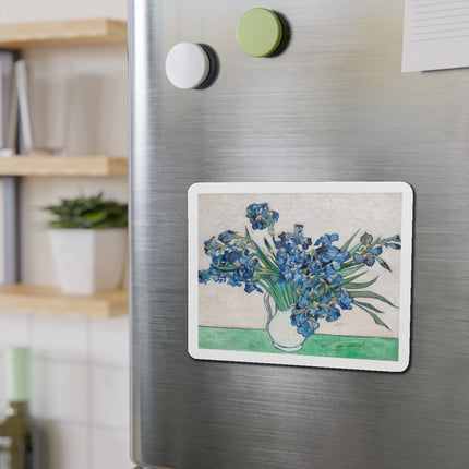 Irises by Vincent Van Gogh Die-Cut Magnets (5 Sizes)