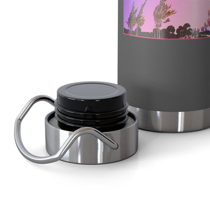 Fairies, Pixies, and Petals in Twilight's Embrace Copper Vacuum Insulated Bottle, 22 oz