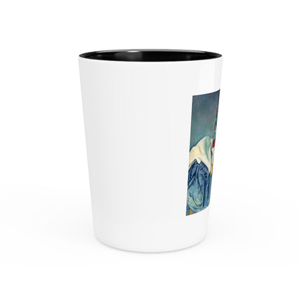 The Peppermint Bottle by Paul Cézanne Ceramic Shot Glass