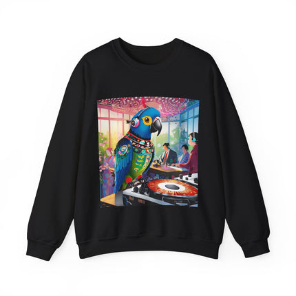 Parrot DJ Unisex Heavy Blend™ Crewneck Sweatshirt