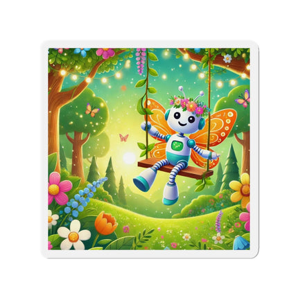 Robot Fairy Die-Cut Magnets (5 Sizes)