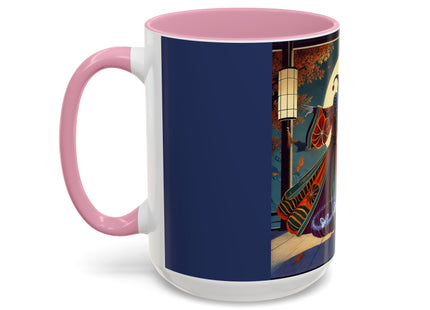 Court Magician with Ghost Butterflies Colorful Mugs (11oz, 15oz)