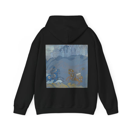 The Duel by Nicholas Roerich Unisex Heavy Blend™ Hooded Sweatshirt
