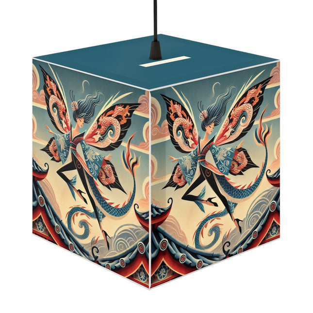Dragon Fairy of the Temple Light Cube Lamp