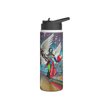 Samurai Robot Angels Stainless Steel Water Bottle