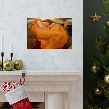 Flaming June by Frederic Leighton Matte Horizontal Posters