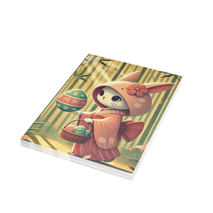 Geisha Kitten’s Easter Stroll Postcards (envelopes included) - Bundles of 10, 30, 50 Pieces