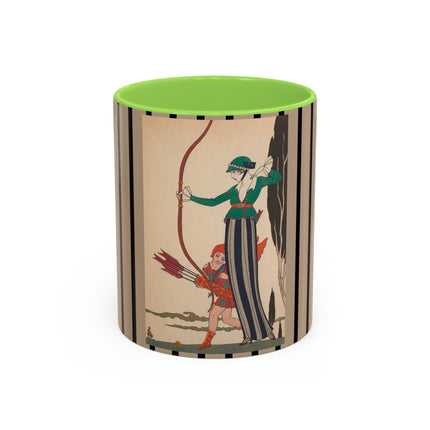 L'Arc Rouge by George Barbier Colorful Mugs (11oz, 15oz)