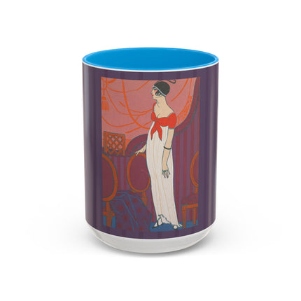 L’Entracte by Georges Lepape Colorful Mugs (11oz, 15oz)