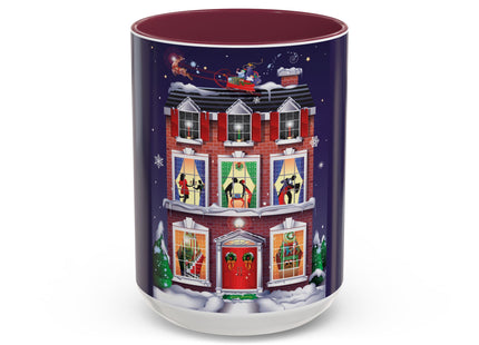 A Christmas Eve Celebration Colorful Mugs (11oz, 15oz)
